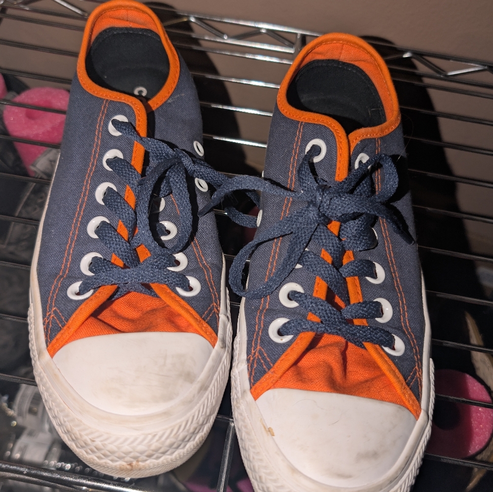Houston Astros themed Converse Sneakers